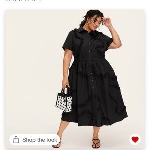 Kate Spade x Target Ribbon Short Sleeve Midi Shirtdress